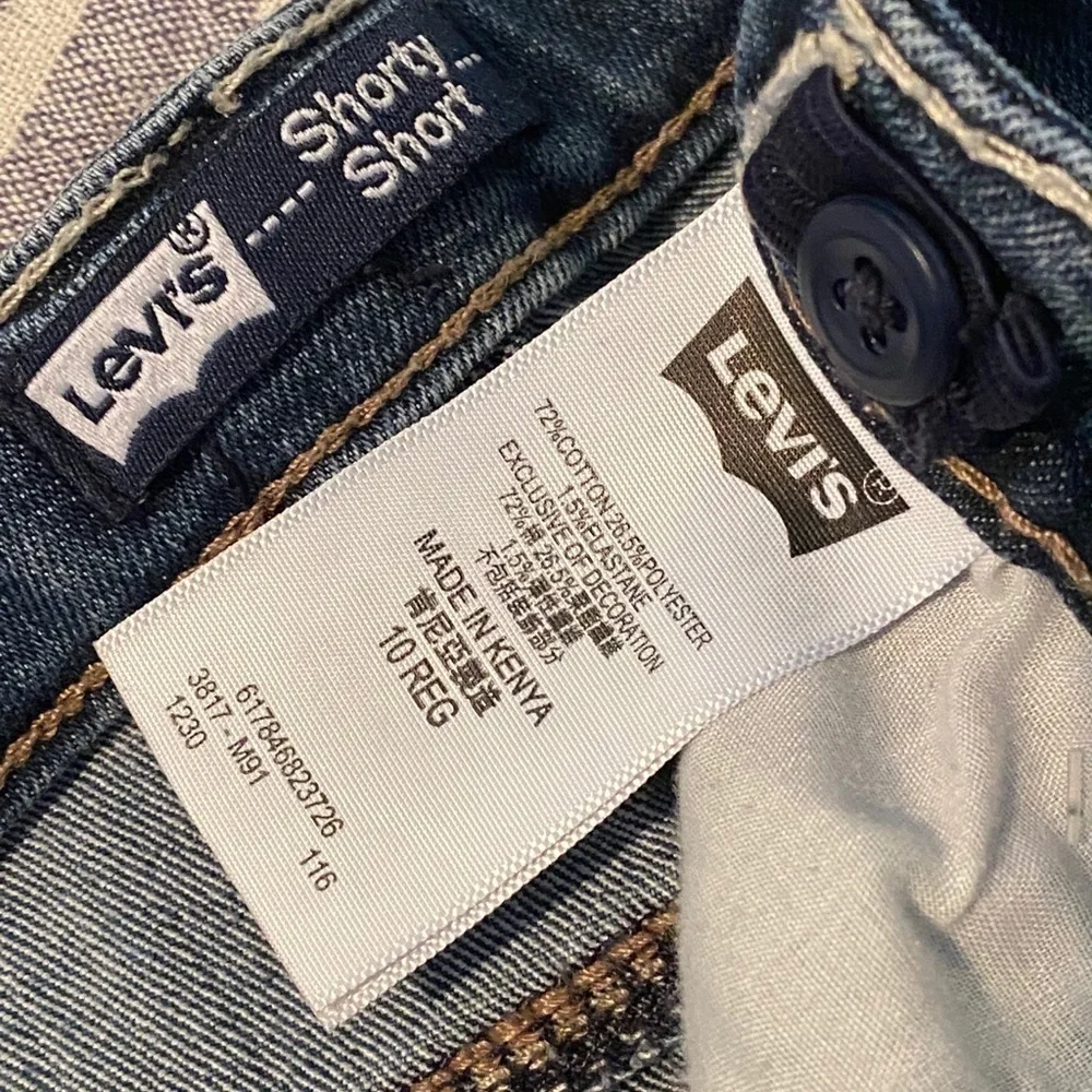 Levi’s Girls Shorty Shorts Denim Cuff Shorts​​​​​​​​​​